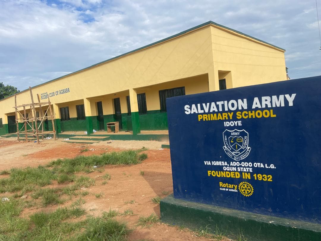 Reconstruction of Salvation Army Primary School, Idoye